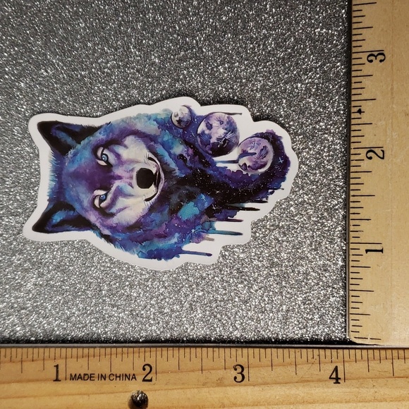 ART NATURE Wolf waterproof Sticker - Picture 2 of 7